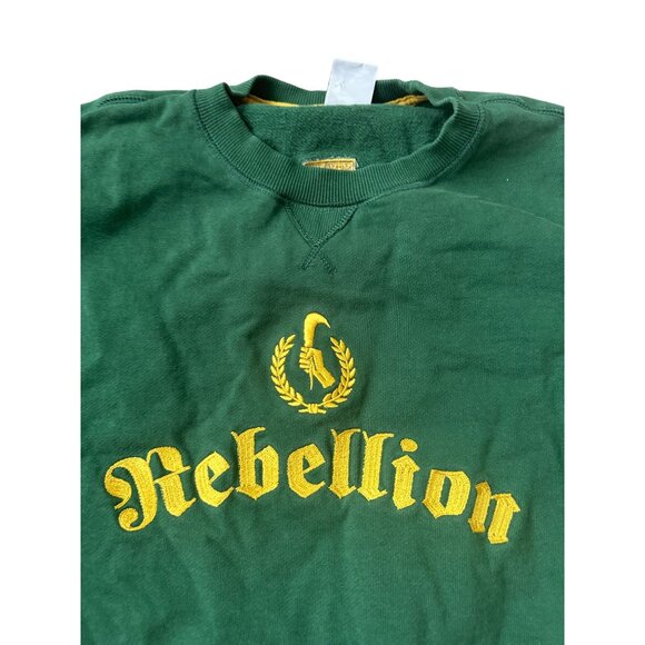 NIKE Men’s Rebellion Green Crewneck Sweatshirt Size XL - Picture 4 of 6